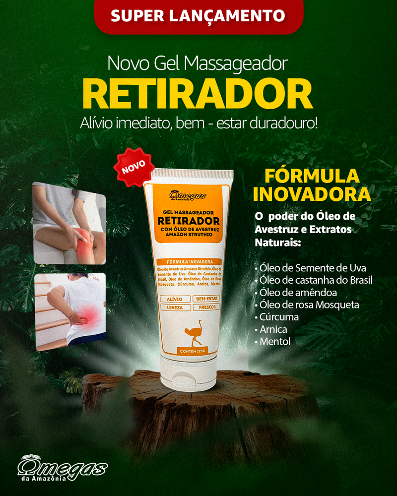 Retirador - Gel Massageador - 170g